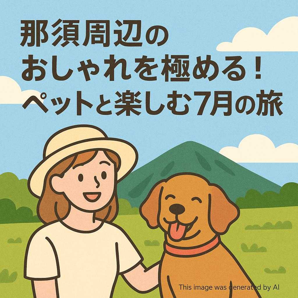 那須周辺のおしゃれを極める！ペットと楽しむ7月の旅