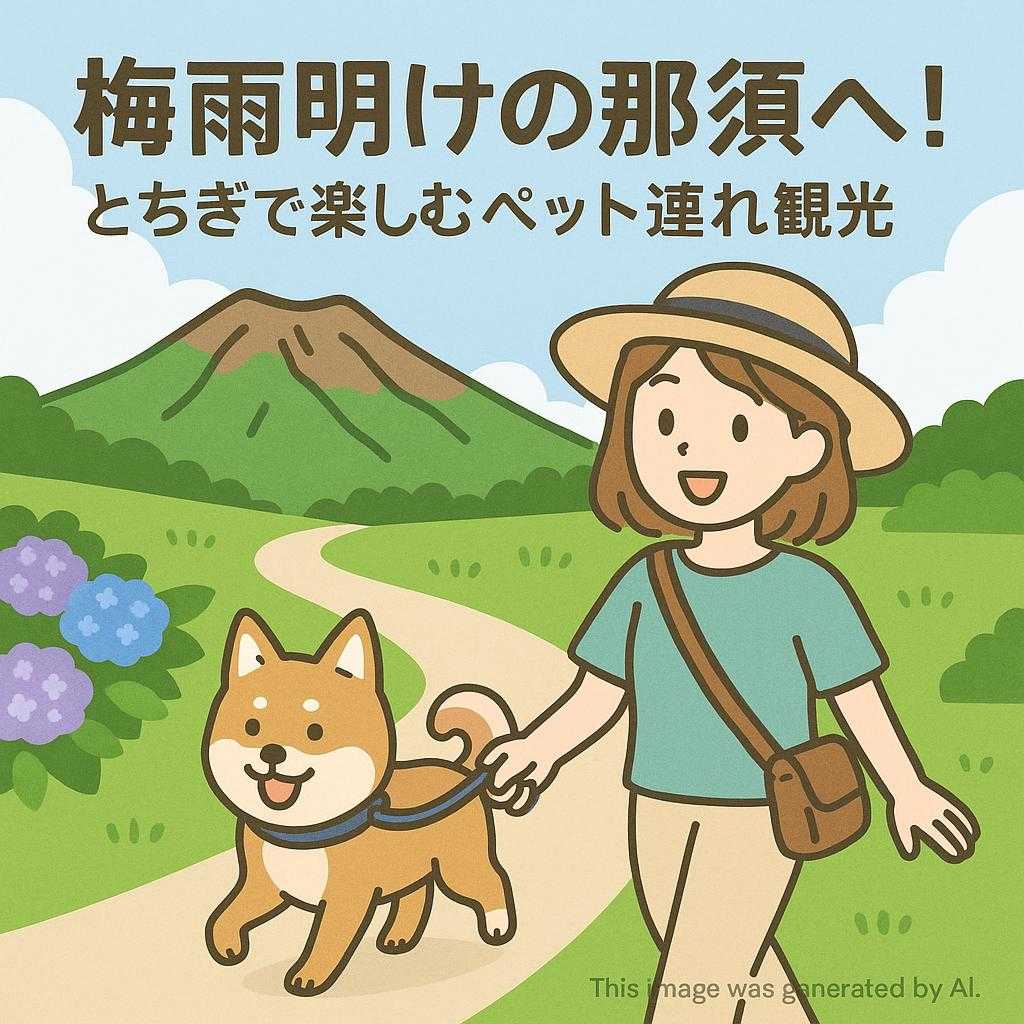 梅雨明けの那須へ！とちぎで楽しむペット連れ観光