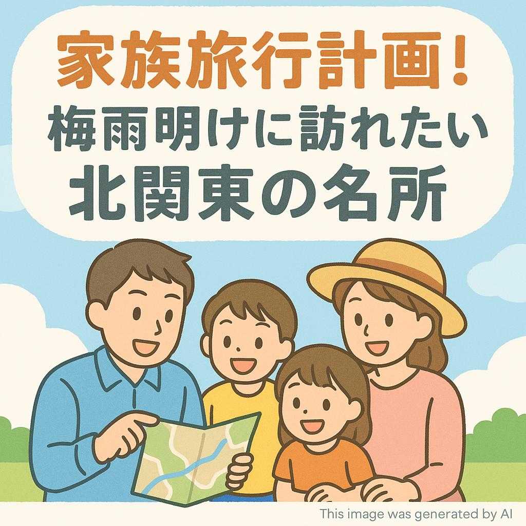 家族旅行計画！梅雨明けに訪れたい北関東の名所
