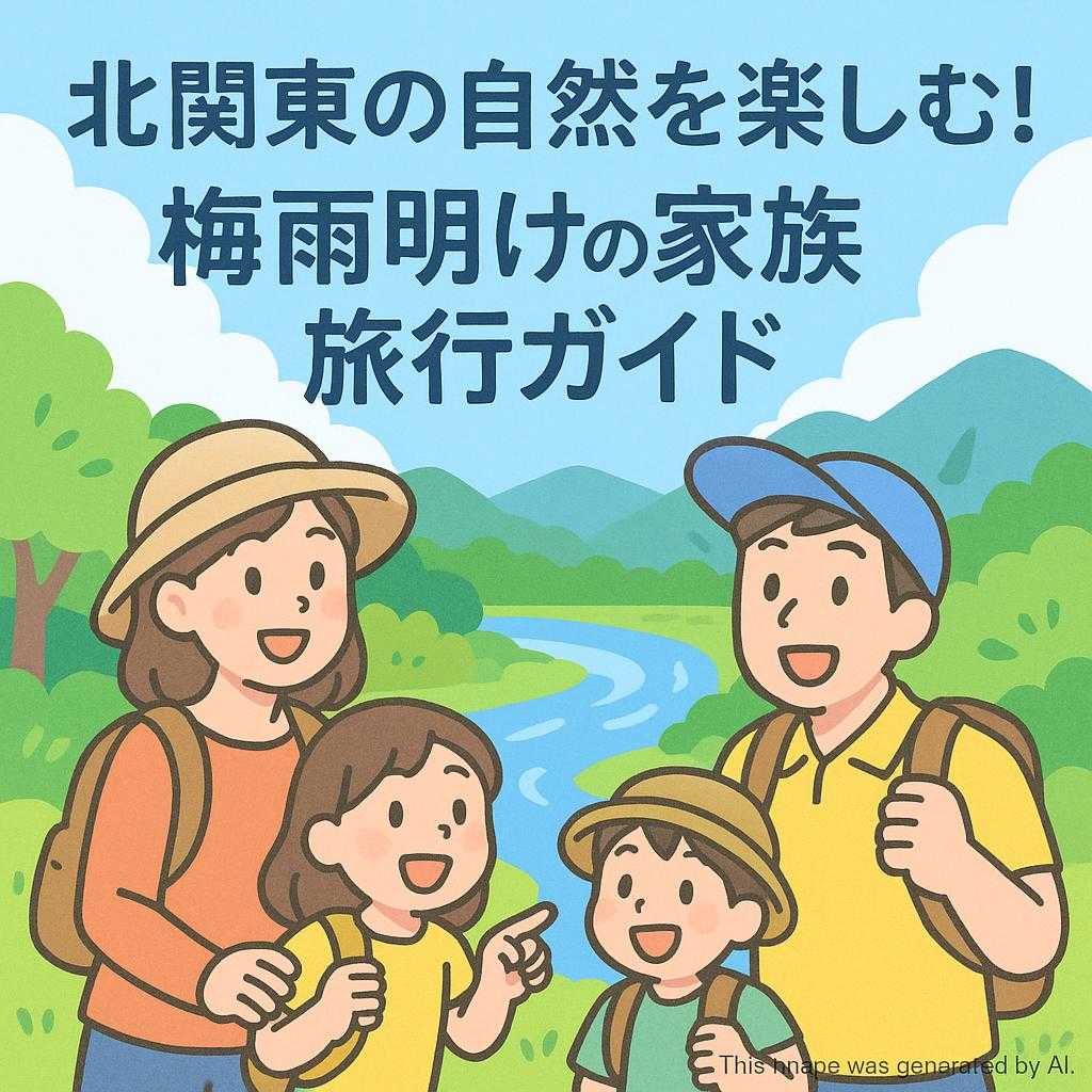 北関東の自然を楽しむ！梅雨明けの家族旅行ガイド