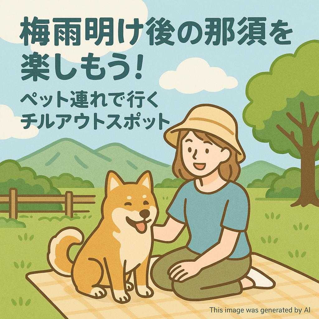梅雨明け後の那須を楽しもう！ペット連れで行くチルアウトスポット