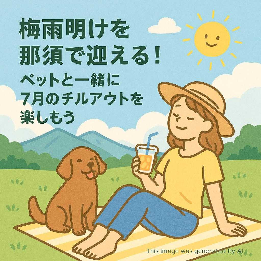 梅雨明けを那須で迎える！ペットと一緒に7月のチルアウトを楽しもう