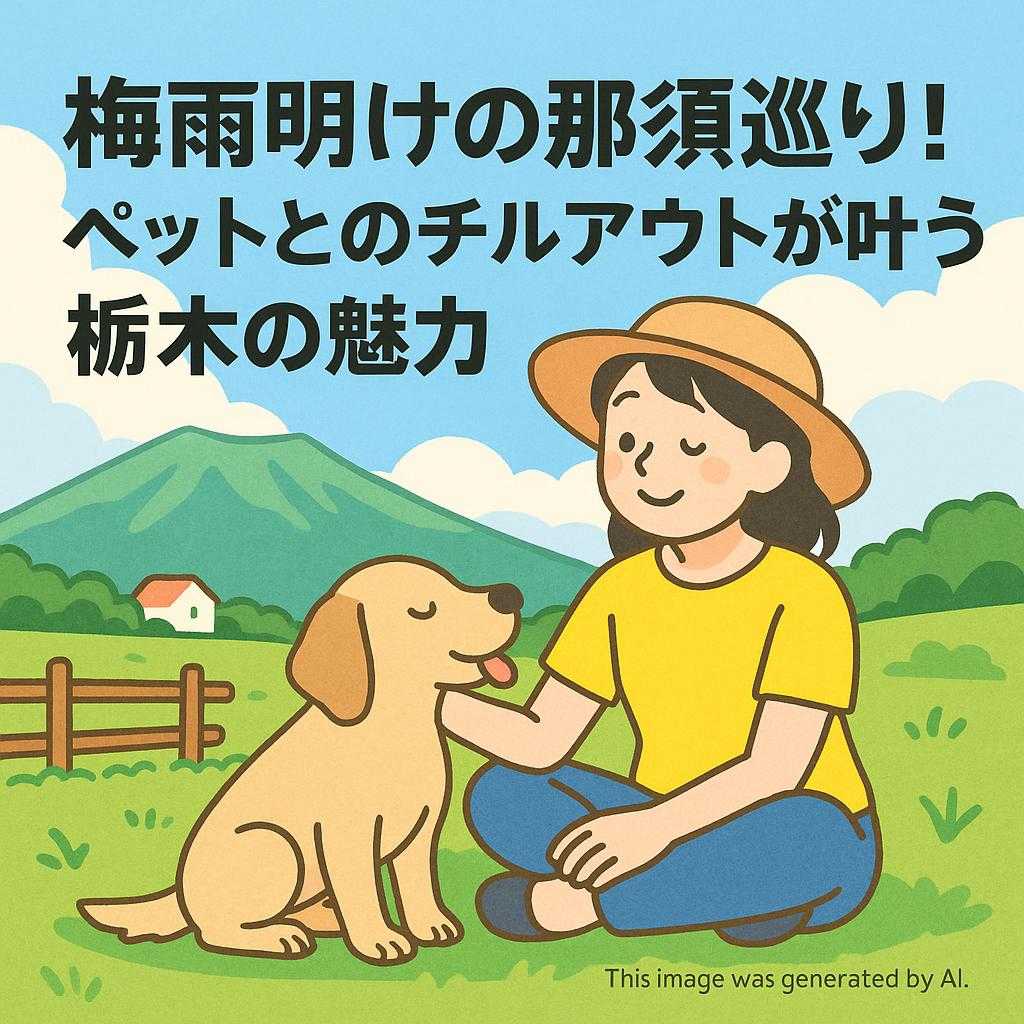 梅雨明けの那須巡り！ペットとのチルアウトが叶う栃木の魅力