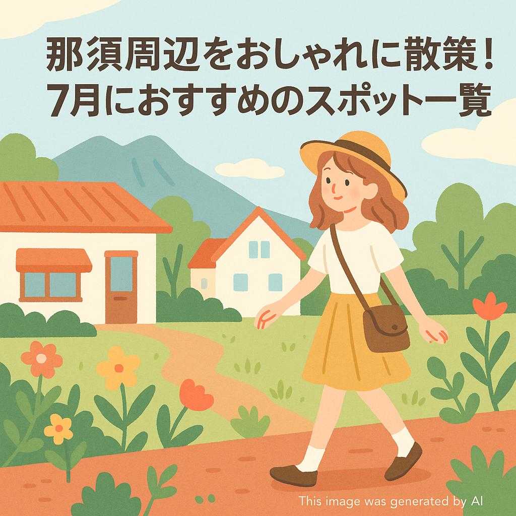 那須周辺をおしゃれに散策！7月におすすめのスポット一覧