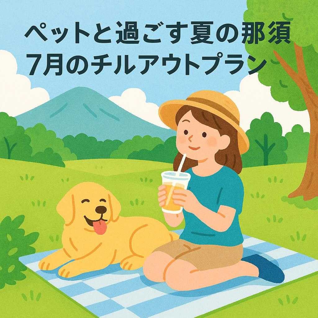ペットと過ごす夏の那須 7月のチルアウトプラン