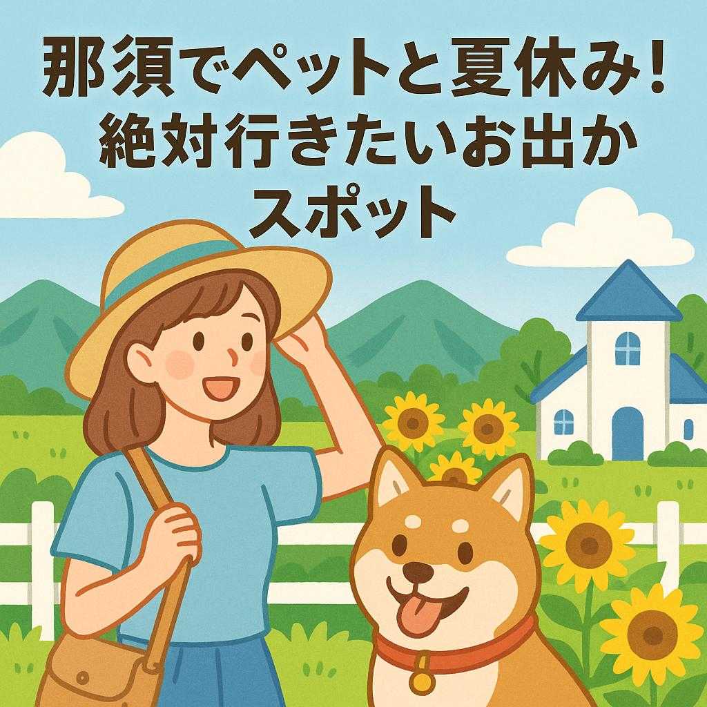 那須でペットと夏休み！絶対行きたいお出かけスポット