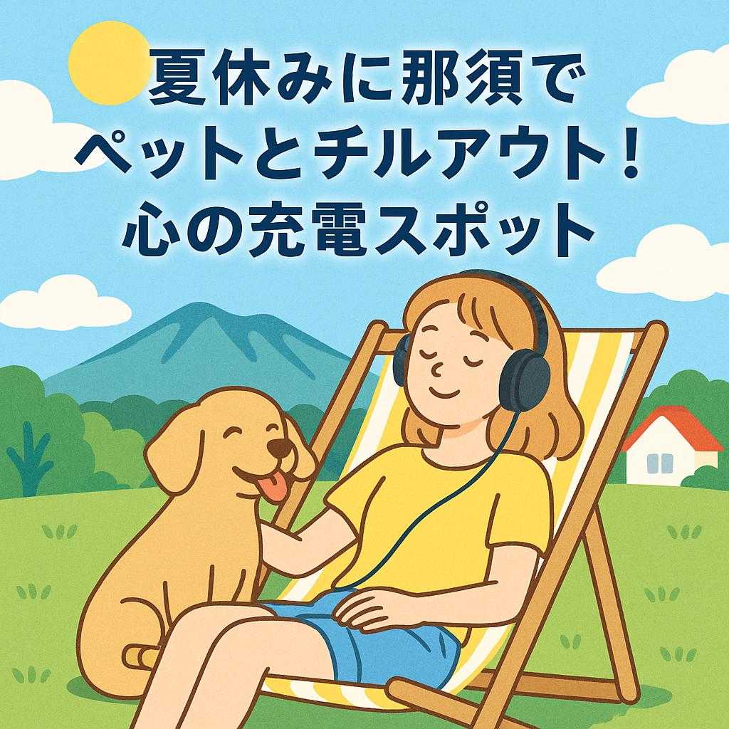 夏休みに那須でペットとチルアウト！心の充電スポット