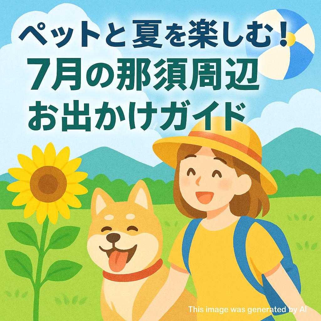 ペットと夏を楽しむ！7月の那須周辺お出かけガイド