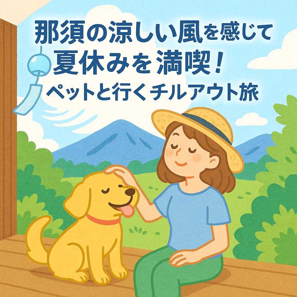 那須の涼しい風を感じて夏休みを満喫！ペットと行くチルアウト旅