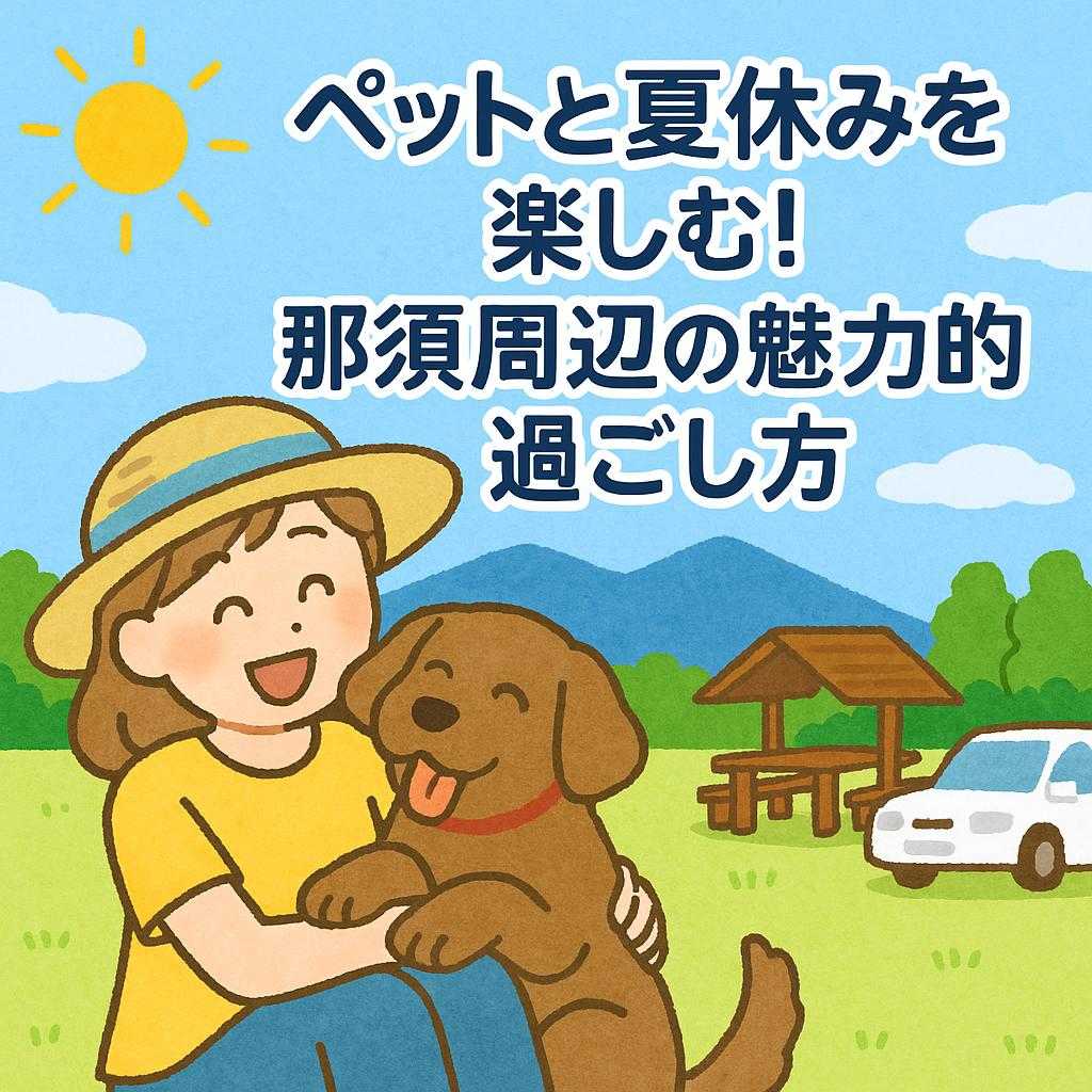 ペットと夏休みを楽しむ！那須周辺の魅力的な過ごし方