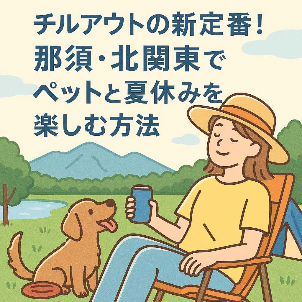 チルアウトの新定番！那須・北関東でペットと夏休みを楽しむ方法