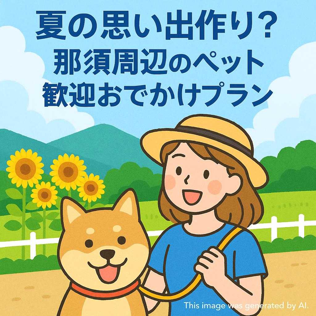 夏の思い出作り？那須周辺のペット歓迎おでかけプラン
