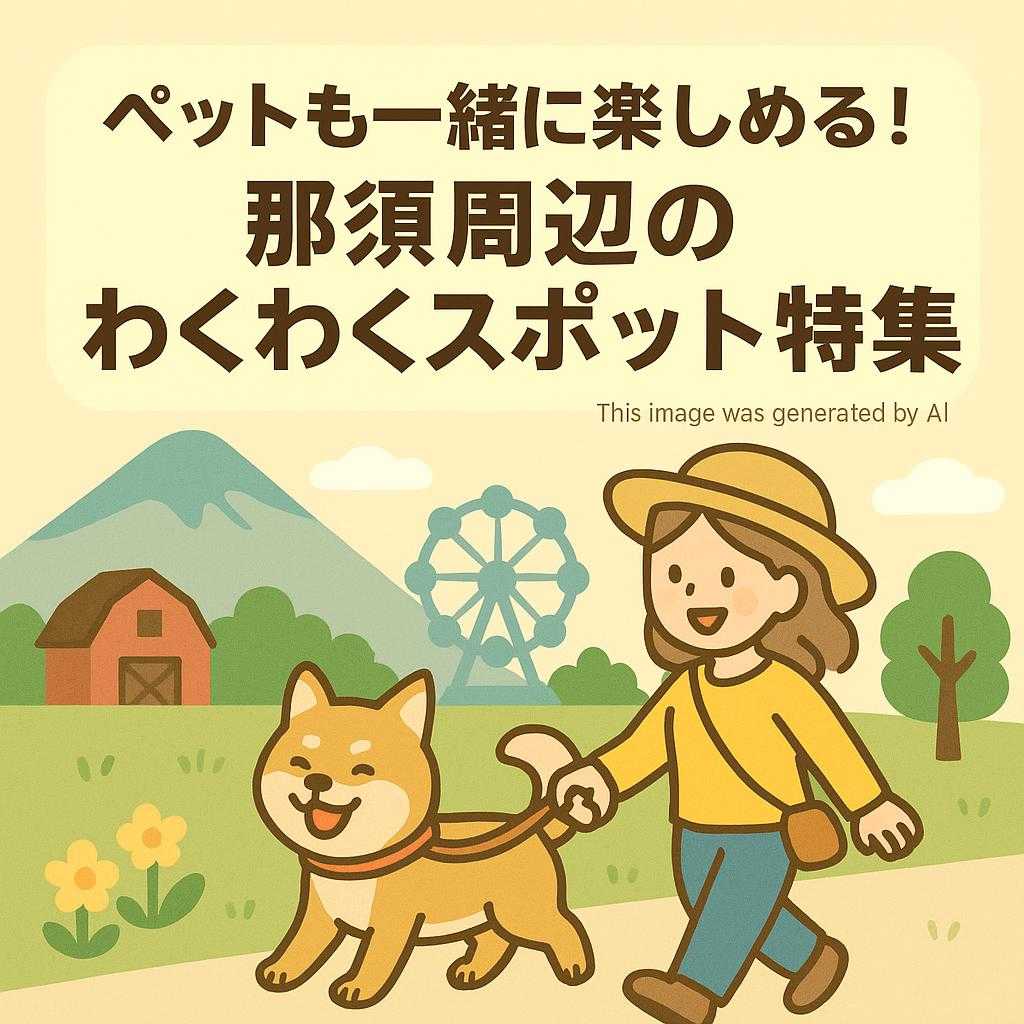 ペットも一緒に楽しめる!那須周辺のわくわくスポット特集