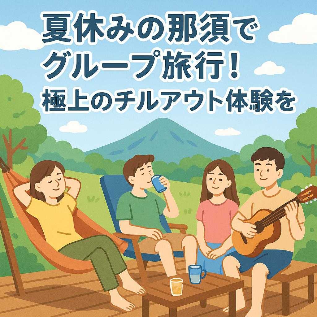 夏休みの那須でグループ旅行！極上のチルアウト体験を