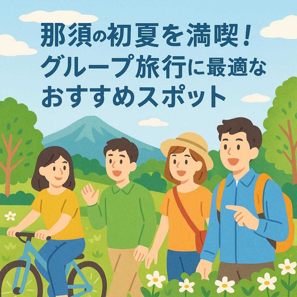 那須の初夏を満喫！グループ旅行に最適なおすすめスポット