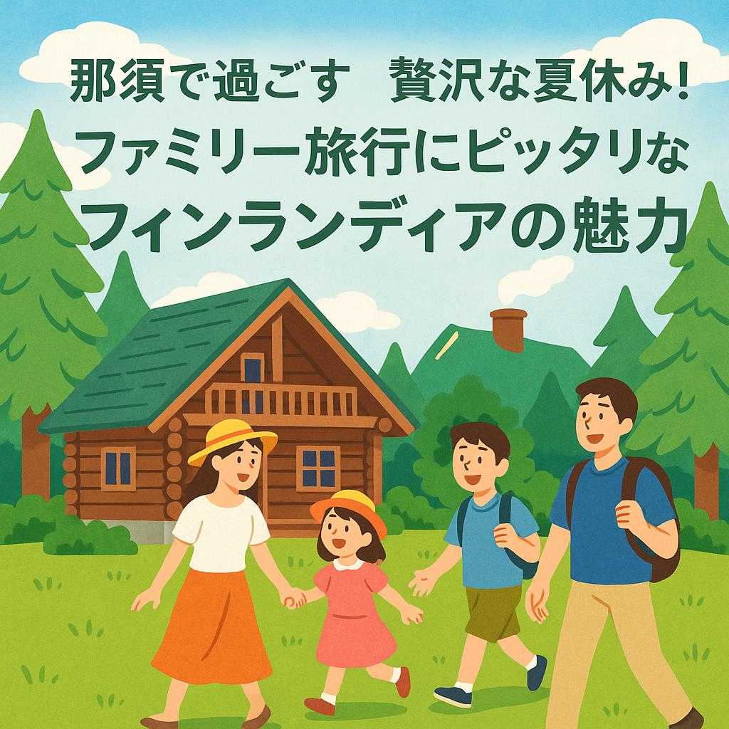那須で過ごす贅沢な夏休み！ファミリー旅行にピッタリなフィンランディアの魅力
