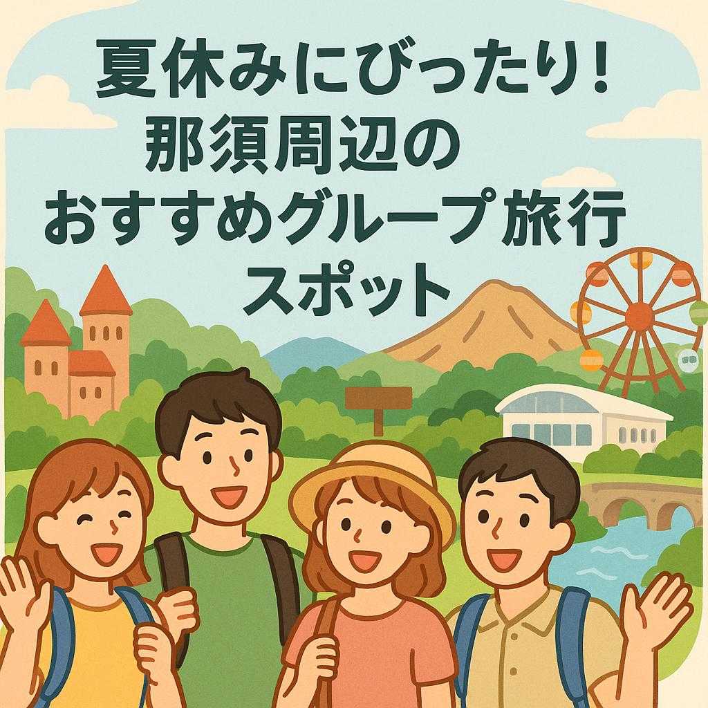 夏休みにぴったり！那須周辺のおすすめグループ旅行スポット