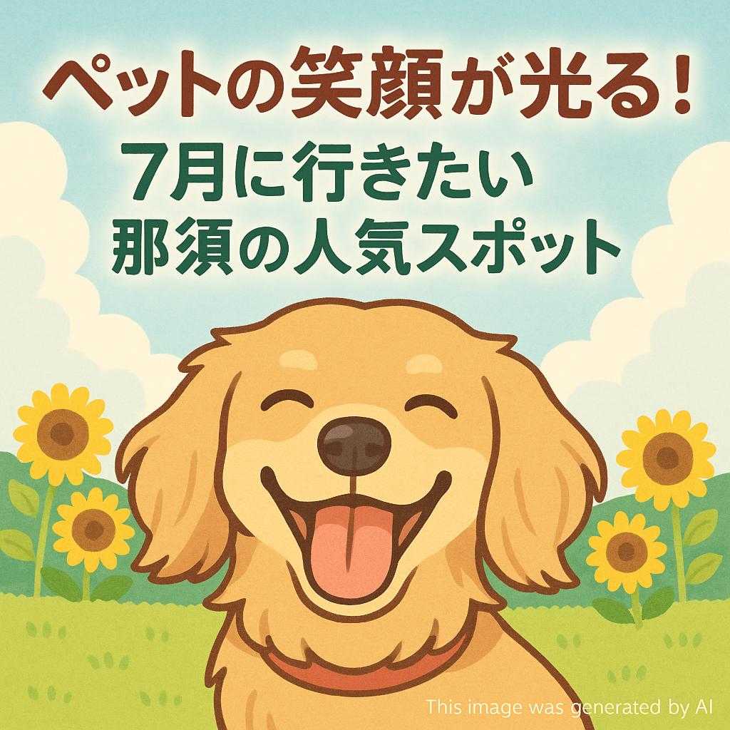 ペットの笑顔が光る！7月に行きたい那須の人気スポット