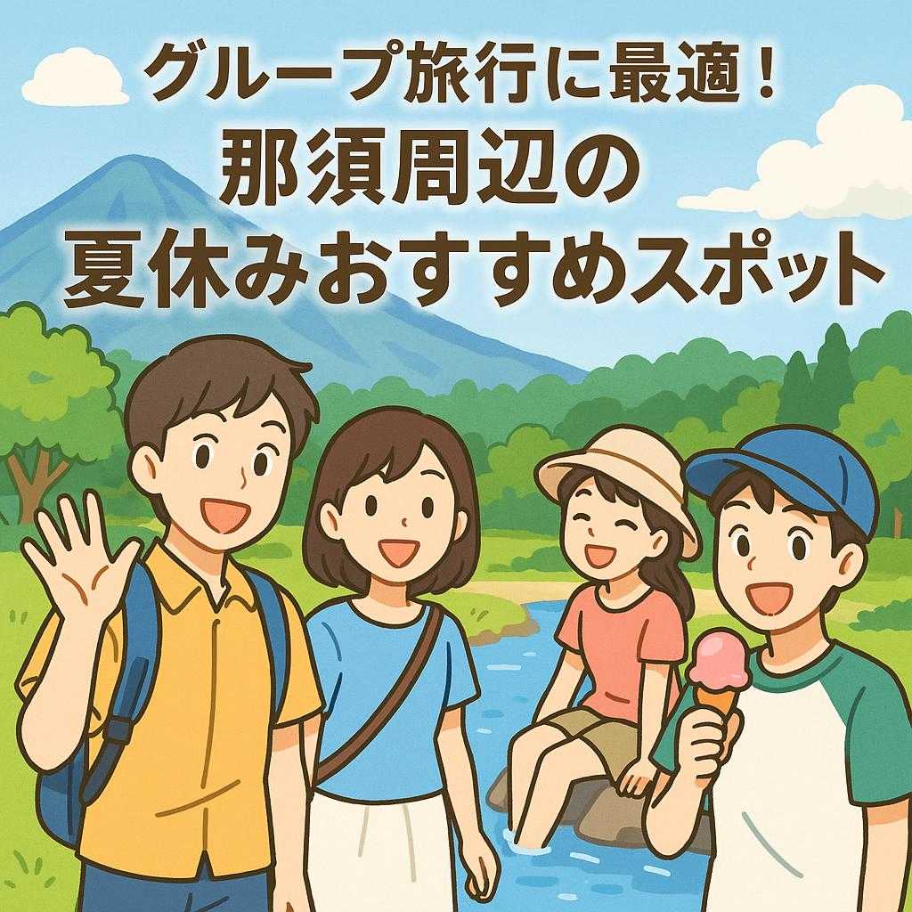 グループ旅行に最適！那須周辺の夏休みおすすめスポット