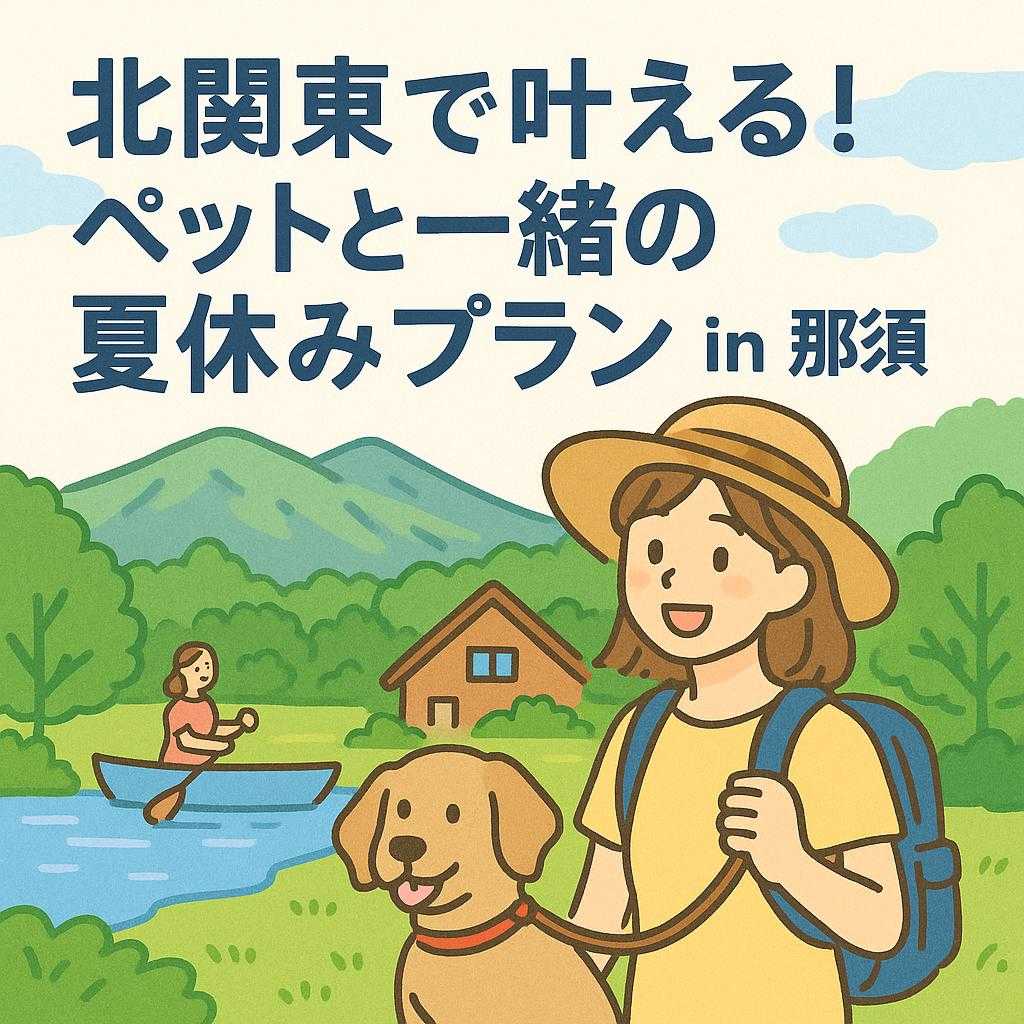 北関東で叶える！ペットと一緒の夏休みプラン in 那須