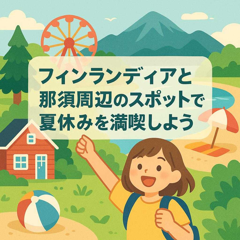 フィンランディアと那須周辺のスポットで夏休みを満喫しよう