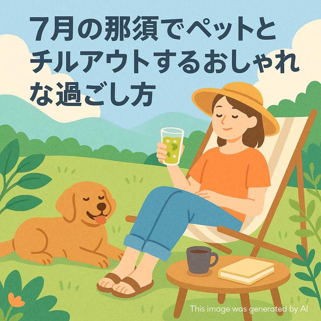 7月の那須でペットとチルアウトするおしゃれな過ごし方