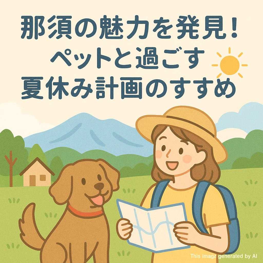 那須の魅力を発見！ペットと過ごす夏休み計画のすすめ