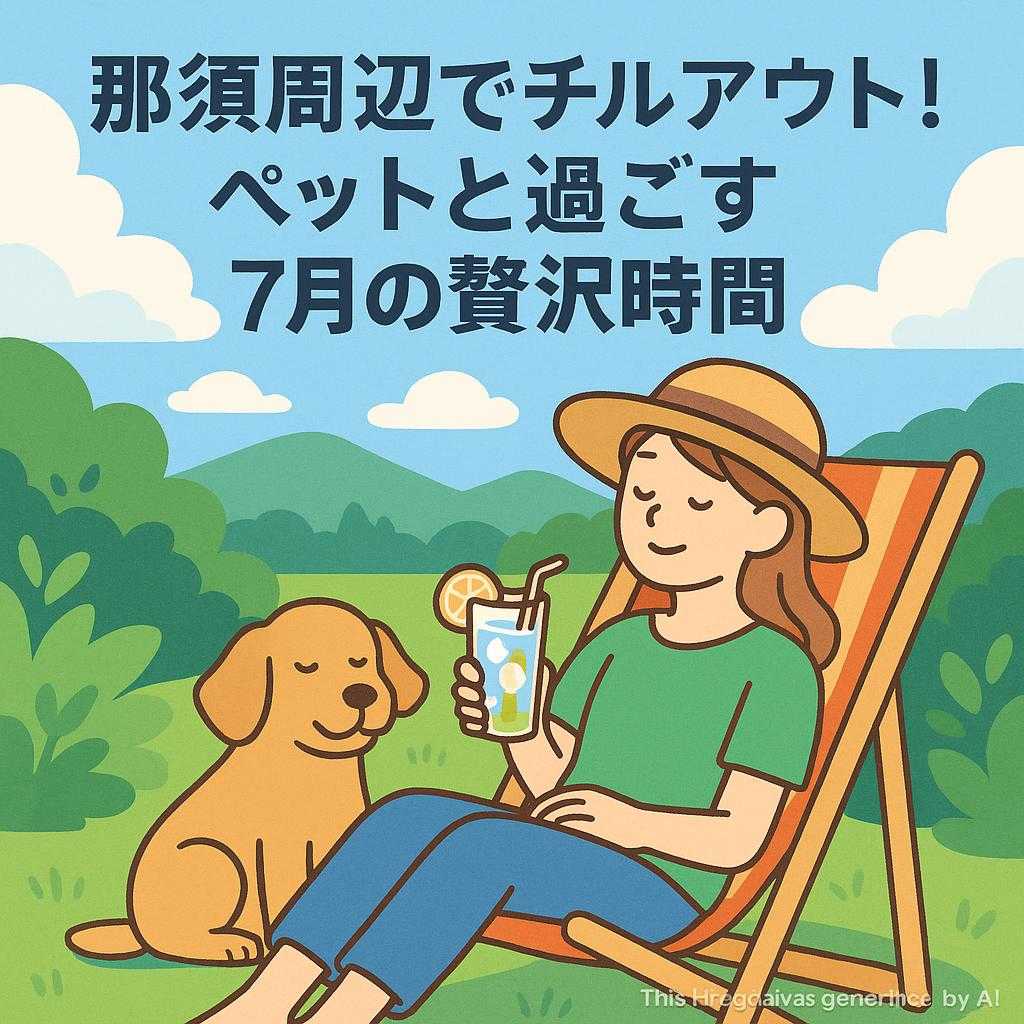 那須周辺でチルアウト！ペットと過ごす7月の贅沢時間