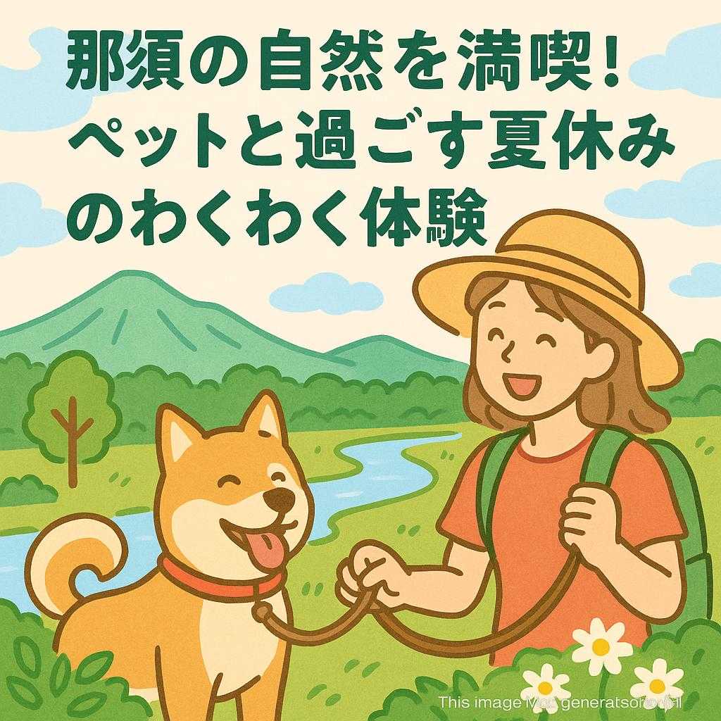 那須の自然を満喫！ペットと過ごす夏休みのわくわく体験