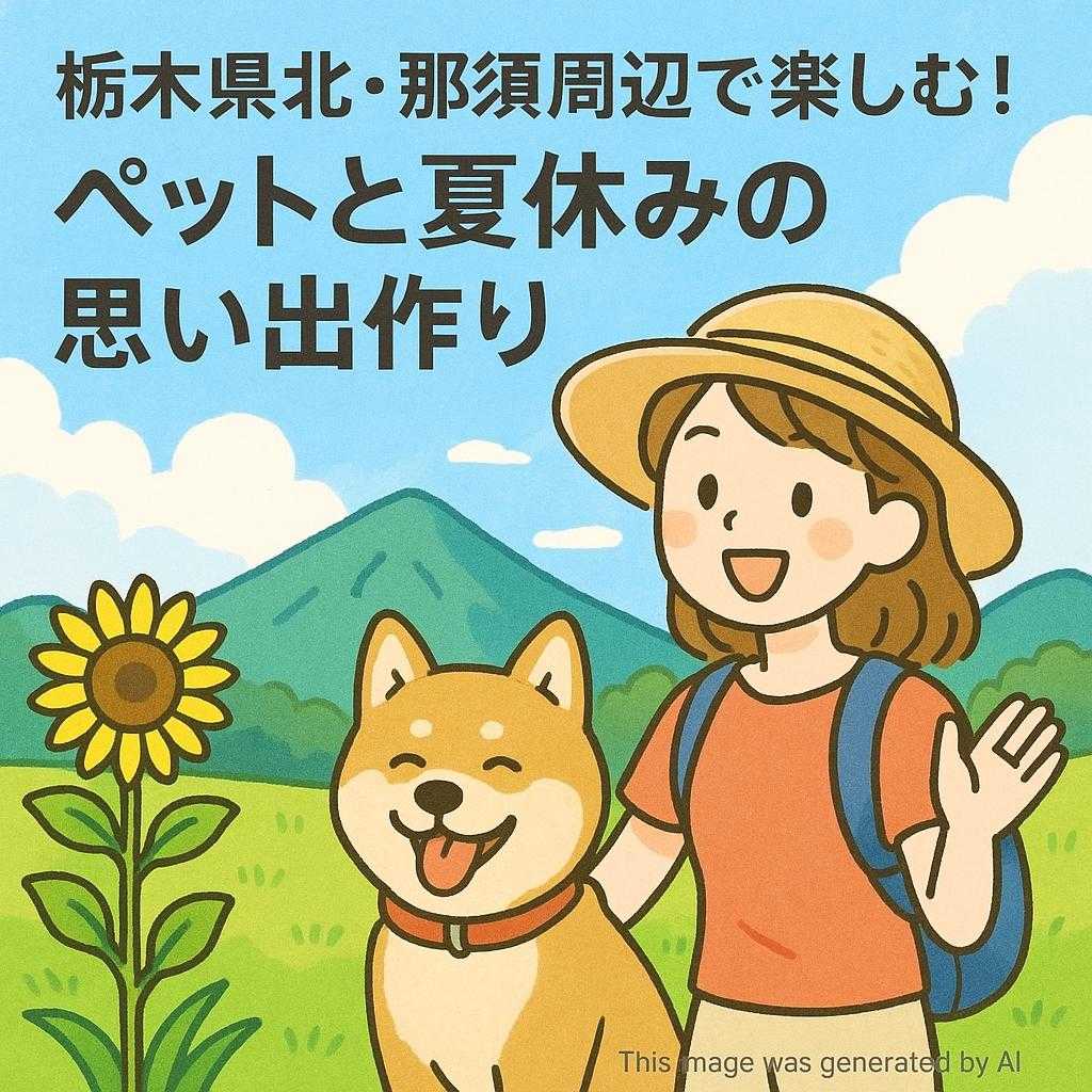 栃木県北・那須周辺で楽しむ！ペットと夏休みの思い出作り