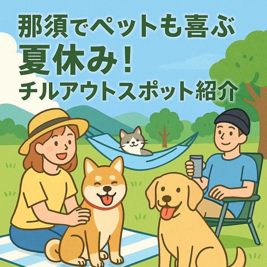 那須でペットも喜ぶ夏休み！チルアウトスポット紹介