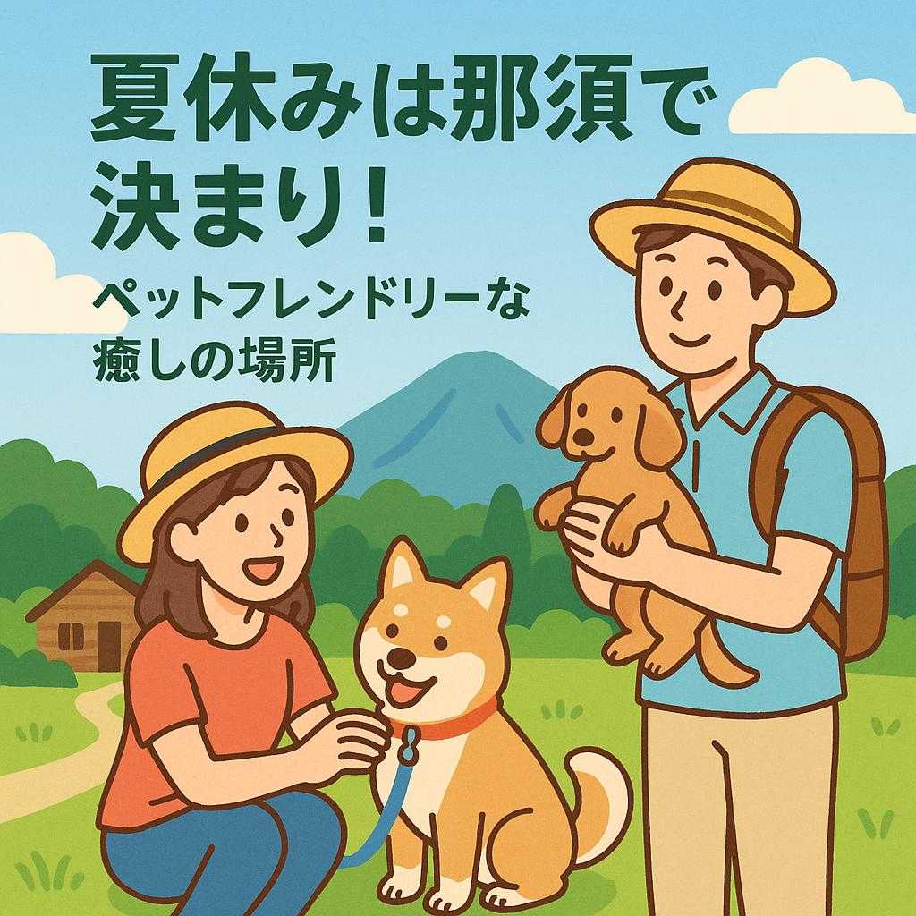 夏休みは那須で決まり！ペットフレンドリーな癒しの場所