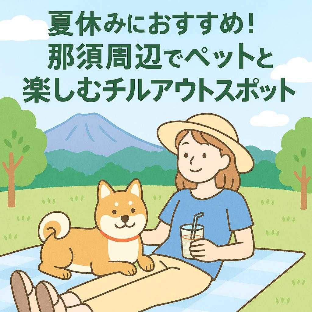 夏休みにおすすめ！那須周辺でペットと楽しむチルアウトスポット