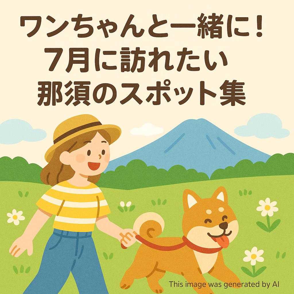 ワンちゃんと一緒に！7月に訪れたい那須のスポット集