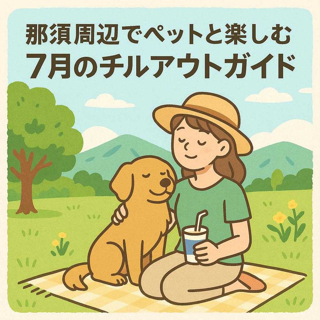 那須周辺でペットと楽しむ 7月のチルアウトガイド