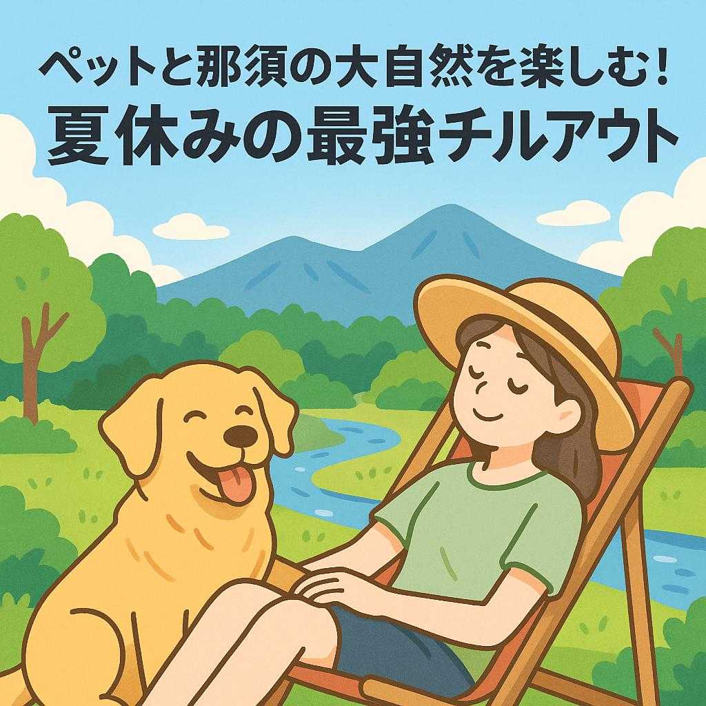 ペットと那須の大自然を楽しむ！夏休みの最強チルアウト