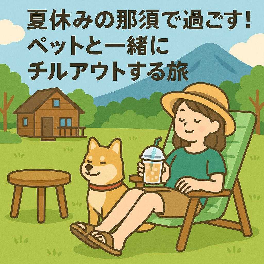 夏休みの那須で過ごす！ペットと一緒にチルアウトする旅
