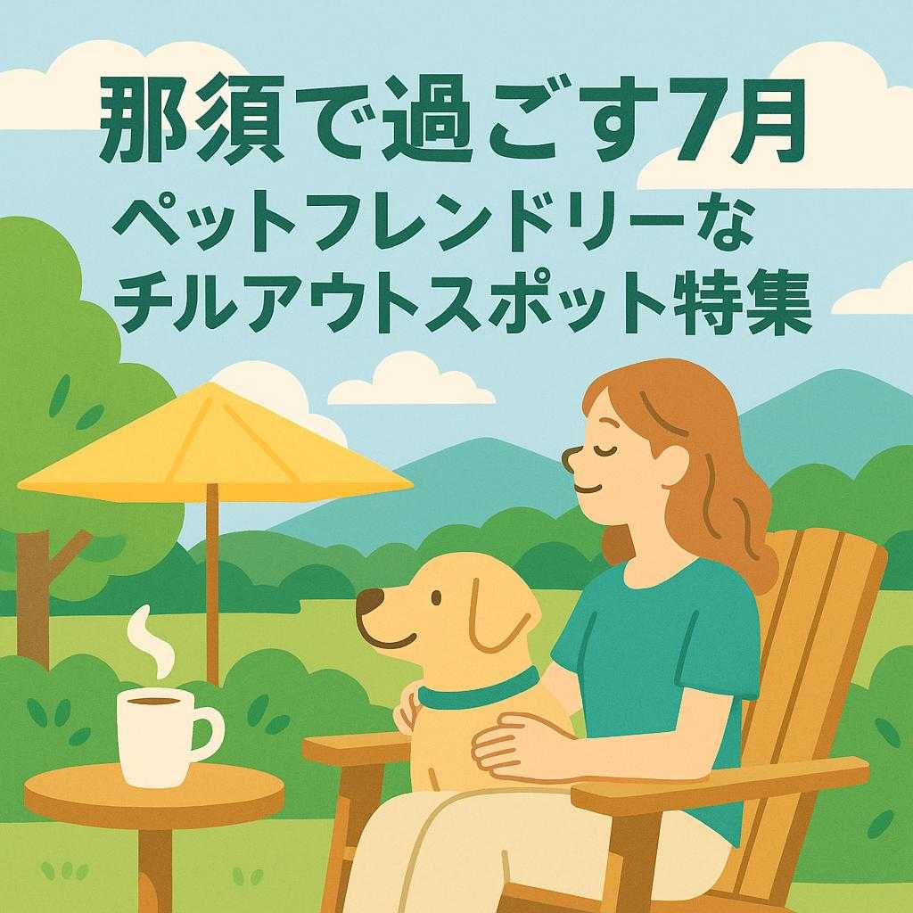 那須で過ごす7月 ペットフレンドリーなチルアウトスポット特集