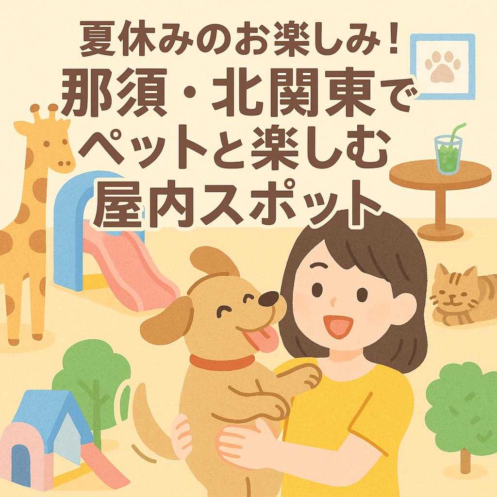 夏休みのお楽しみ！那須・北関東でペットと楽しむ屋内スポット