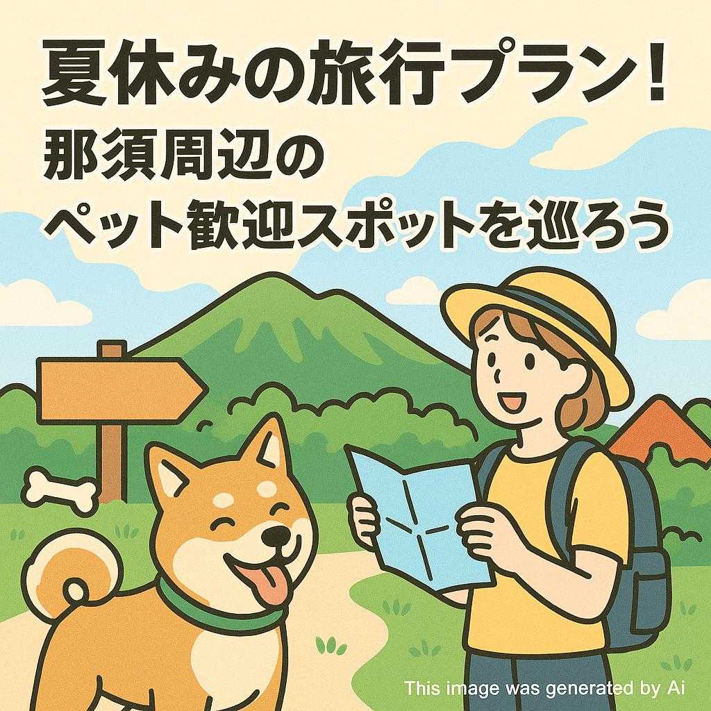 夏休みの旅行プラン！那須周辺のペット歓迎スポットを巡ろう