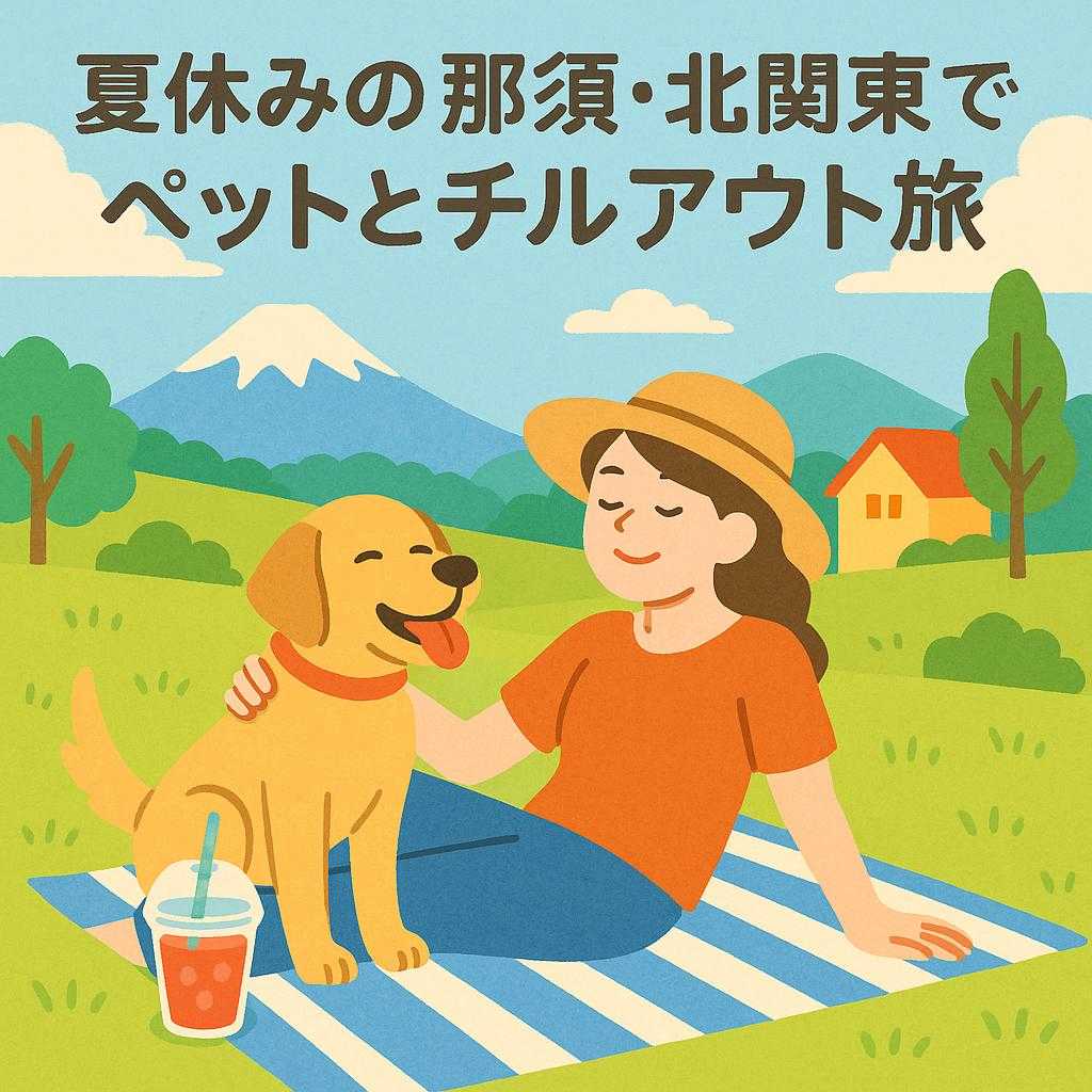 夏休みの那須・北関東でペットとチルアウト旅