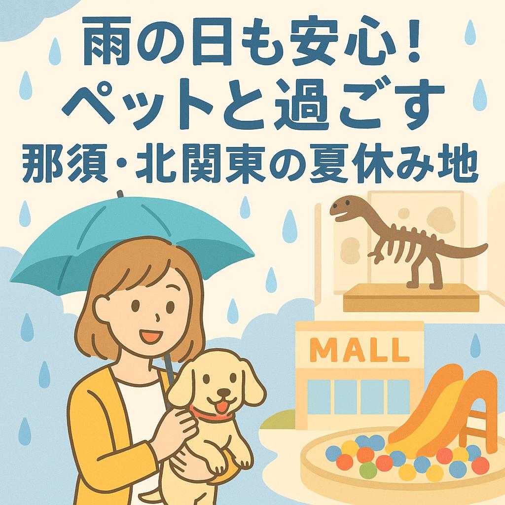 雨の日も安心！ペットと過ごす那須・北関東の夏休み屋内観光地