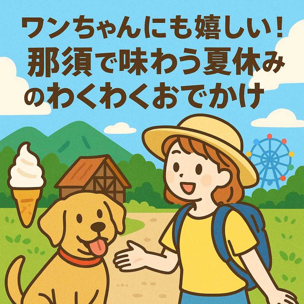 ワンちゃんにも嬉しい！那須で味わう夏休みのわくわくおでかけ
