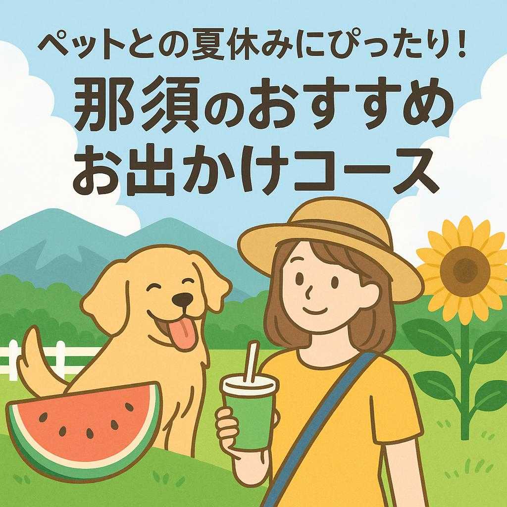 ペットとの夏休みにぴったり！那須のおすすめお出かけコース