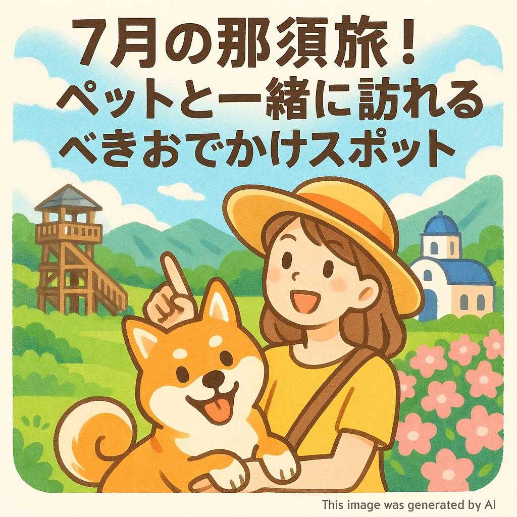 7月の那須旅！ペットと一緒に訪れるべきおでかけスポット