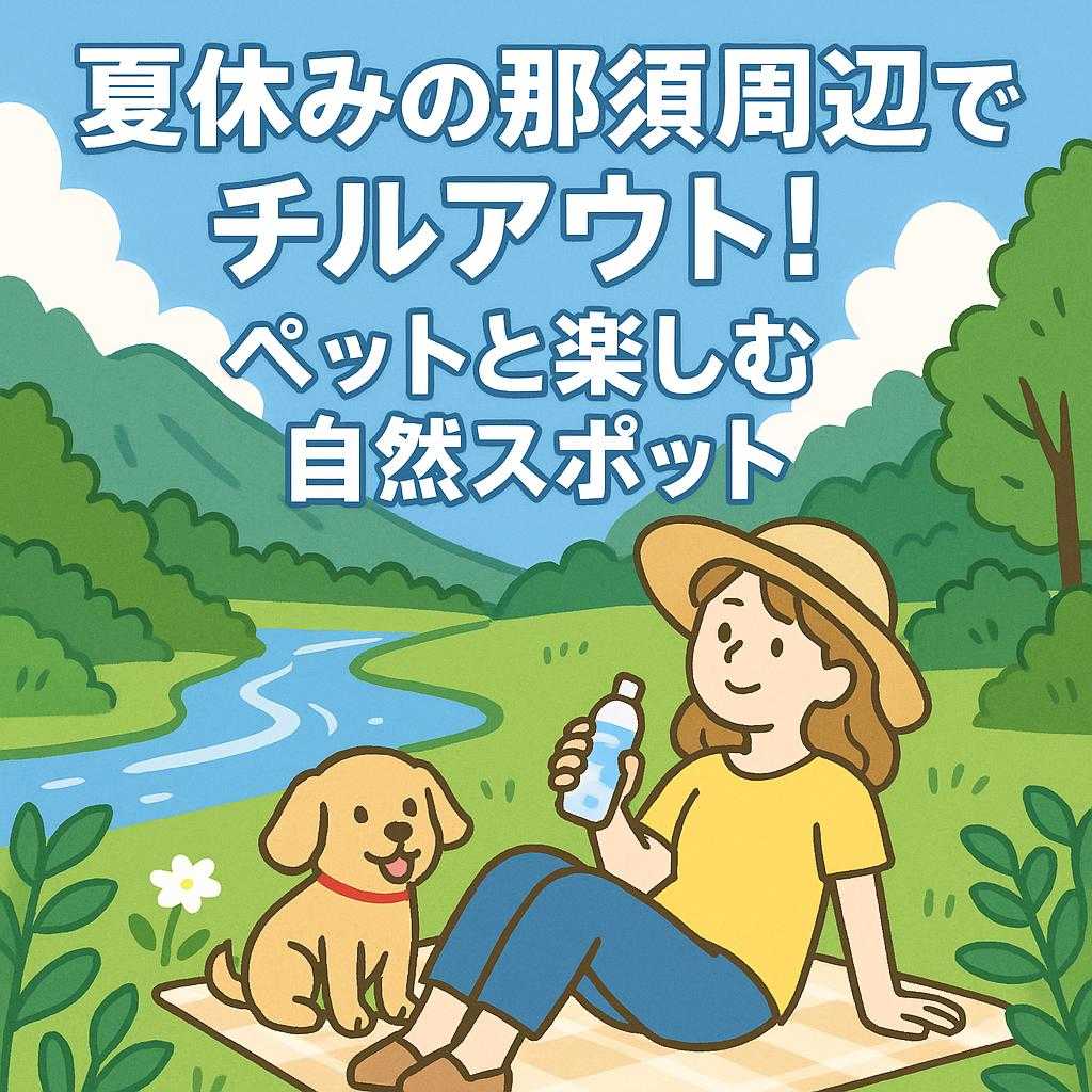 夏休みの那須周辺でチルアウト！ペットと楽しむ自然スポット
