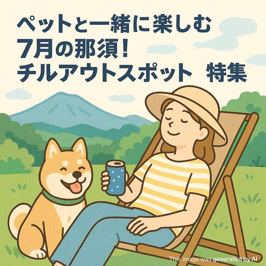ペットと一緒に楽しむ7月の那須！チルアウトスポット特集