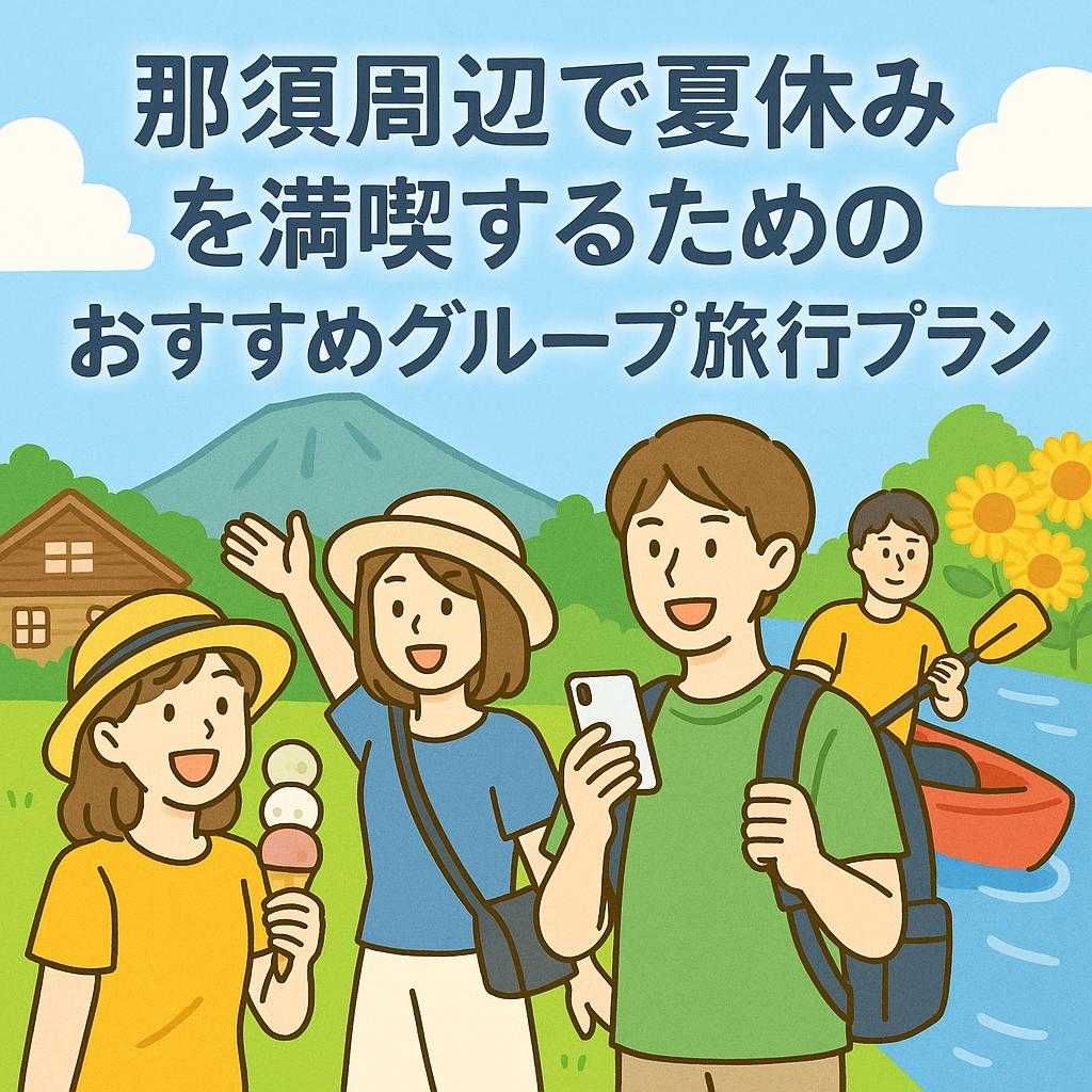 那須周辺で夏休みを満喫するためのおすすめグループ旅行プラン