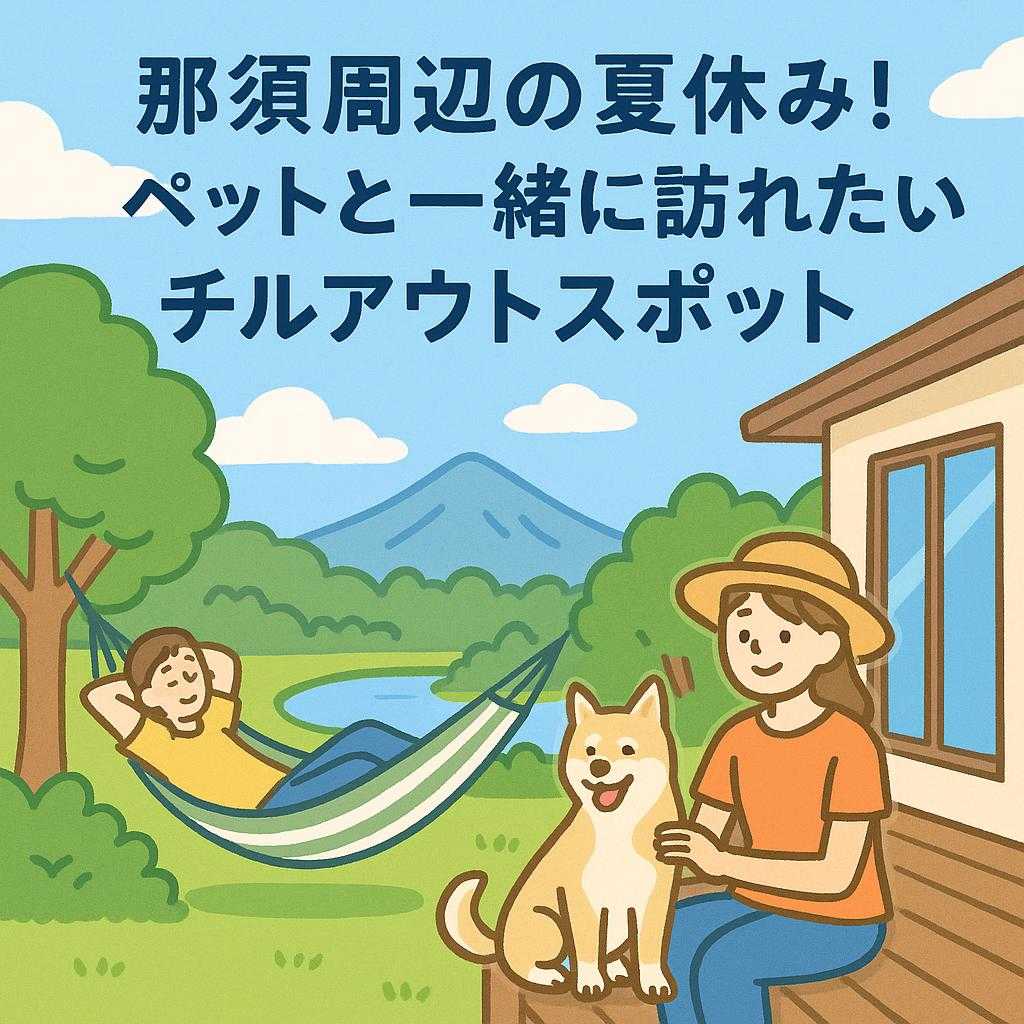 那須周辺の夏休み！ペットと一緒に訪れたいチルアウトスポット