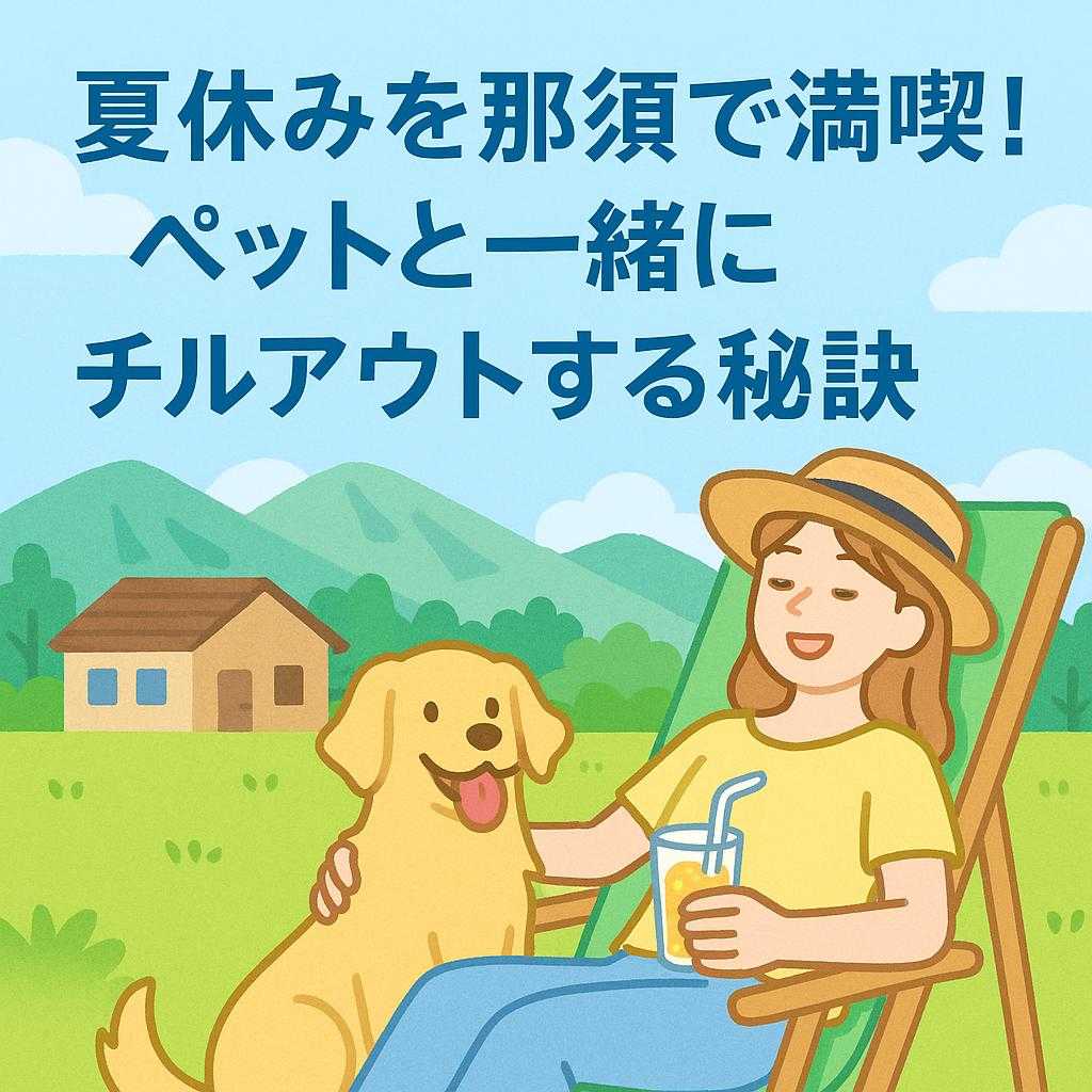 夏休みを那須で満喫！ペットと一緒にチルアウトする秘訣